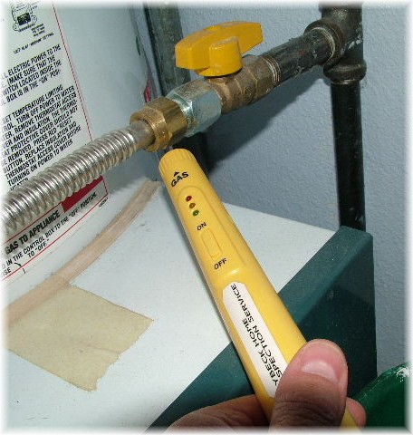 Lybeck Home Inspection Service - Natural Gas Leak Test Equipment
